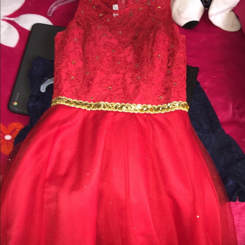 Red dress